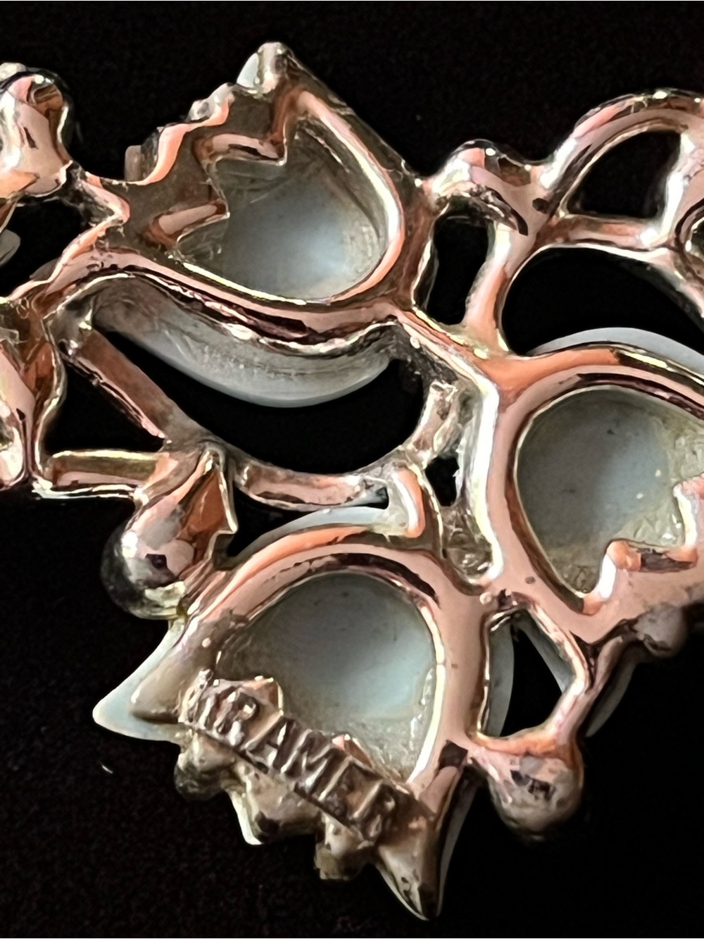 Kramer Vintage 50's Thermaset Tulip Necklace - Picture 8 of 9